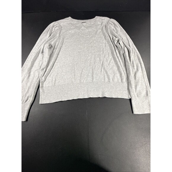 Michael Kors Women's Gray And Black MK Logo Sweater Top Size XL - Picture 6 of 9